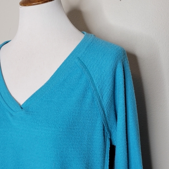 Wildfox Haley Brushed Sweater‎ In Peacock Sz M - Picture 3 of 8
